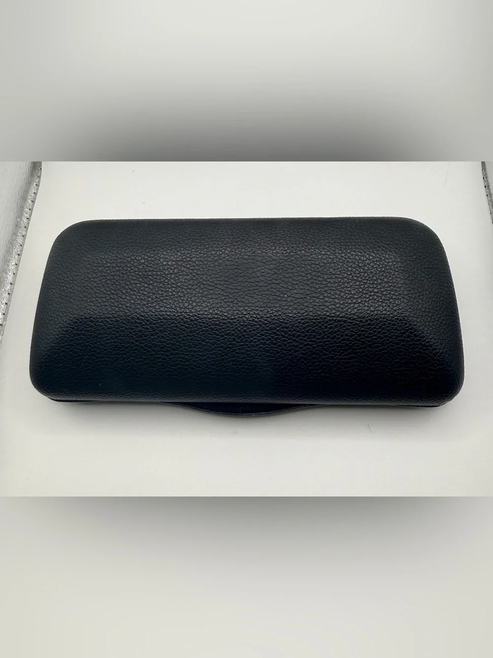 Balenciaga Black Pebbled Hard Shell Eyewear Case
